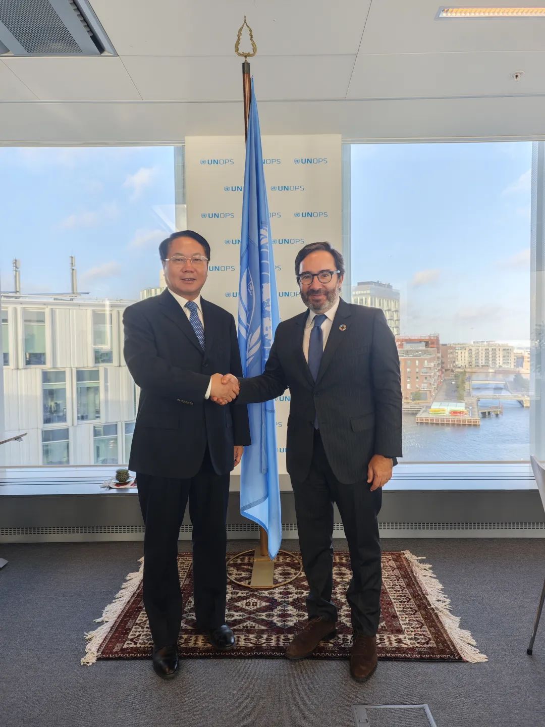 Ambassador Wang Xuefeng Visits UNOPS